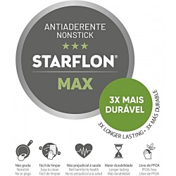 Panela 22cm 5,6l Cozi Vapore Aluminio Revestimento Antiaderente